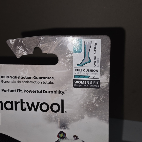 Smartwool Black and Purple Athletic Socks - Picture 2 of 3